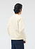 Wave Sweatshirt | Embroidered Organic Cotton | Ecru