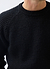 Fisherman Raglan Jumper | Wool | Black