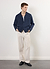 Long Sleeve Cuban Linen Shirt | Navy