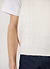 Cable Knit V-Neck Vest | Ecru