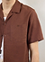 Short Sleeve Cuban Shirt | Linen | Brown