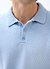 Verso Short Sleeve Knitted Shirt | Cotton | Heather Blue