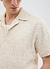 Elio Crochet Cuban Shirt | Ecru