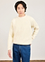 Raglan Crew Neck Jumper | Heavy Cotton | Ecru