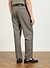Tailored Tapered Trousers | Herringbone | Grey