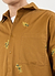 Olive Overshirt | Cotton | Rust