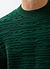 Tales Knitted Crew Neck Jumper | Cotton | Forest