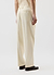 Pleated Tailored Trousers | Percival x Warren | Ecru Cream