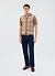 Costa Knitted Shirt | Cotton | Tobacco