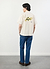 Olive Embroidered Cropped Shirt | White