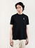 Quartz T Shirt | Embroidered Organic Cotton | Black