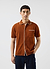 Contrast Trim Shirt | Wool | Rust