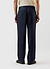 Pleated Tailored Trousers | Percival x Warren | Navy Blue