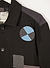 Patchwork Anderson Jacket | Black with Blue