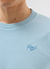 Perci Chainstitch T Shirt | Organic Cotton | Light Blue