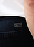 Chronicle Knitted Straight Leg Trackpant | Cotton | Black