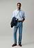 Straight Leg Denim Jeans | Cotton | Light Wash Blue