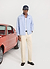 Pit Crew Relaxed Shirt | Percival x Ford | Blue Stripe