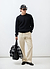 Fisherman Raglan Jumper | Wool | Black