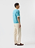 Farraris Negroni Knitted Shirt | Cotton | Blue with White