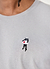 Hanging Cat T Shirt | Champion and Percival | Slate