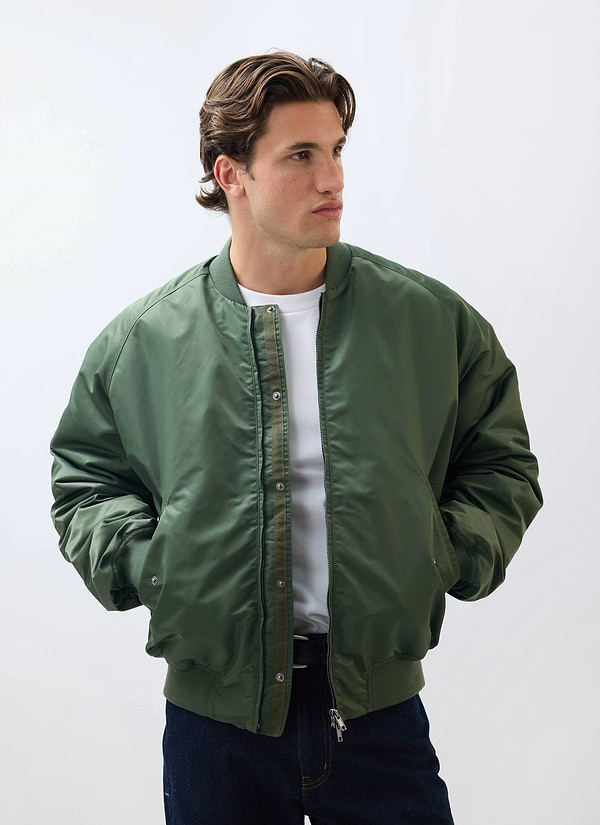 Men's Green Bomber Jacket | Forest