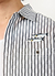 Sardine Aegean Pearce Oversized Shirt | Cotton | Black with White
