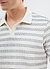 Laurent Open Collar Polo | Cotton | Ecru