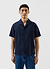 Drape Cuban Shirt | Percival x Warren | Navy