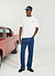 Mach Won! '69 Mustang Oversized T Shirt | Percival x Ford | White