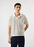 Laurent Open Collar Polo | Cotton | Ecru