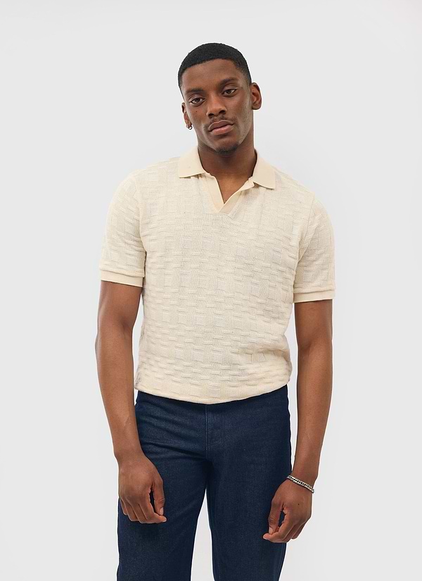Deck Negroni Knitted Shirt | Cotton | Ecru