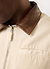 Preface Contrast Collar Jacket | Cotton Twill | Ecru