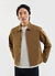 Boxy Cropped Pocket Overshirt | Brown