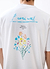 Wax Crayon Bouquet Oversized T Shirt | Organic Cotton | White