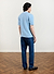 Broken Stripe Knitted Shirt | Percival x Ilaria | Blue