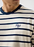 Breton Stripe T Shirt | Organic Cotton | Ecru with Navy