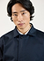 Men's Navy Greyson Long Trench Coat | Waterproof | Midnight with Olive