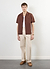 Short Sleeve Cuban Shirt | Linen | Brown