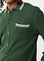 Pablo Cotton Knitted Shirt | Long Sleeve | Forest