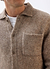 Novel Collared Cardigan | Wool | Oak