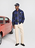 Checkerboard Overshirt | Percival x Ford | Navy