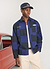 Checkerboard Overshirt | Percival x Ford | Navy