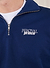 Overhead Quarter Zip Sweatshirt | Prince x Percival | Navy