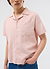 Short Sleeve Cuban Shirt | Linen | Dusty Pink