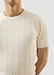 Men's Flatlock Ribbed T Shirt | Percival x Warren | Ecru Cream