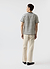 Breton Stripe T Shirt | Organic Cotton | Ecru with Navy