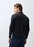 Appendix Long Sleeve Knitted Shirt | Cotton | Black with Brown