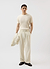 Pleated Tailored Trousers | Percival x Warren | Ecru Cream