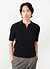 Cassette Knitted Polo | Cotton | Black